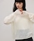 【WEB限定】2wayモヘアMIXギャザーニット