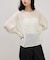 【WEB限定】2wayモヘアMIXギャザーニット