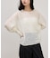 【WEB限定】2wayモヘアMIXギャザーニット