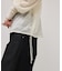 【WEB限定】2wayモヘアMIXギャザーニット