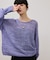 【WEB限定】2wayモヘアMIXギャザーニット