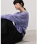 【WEB限定】2wayモヘアMIXギャザーニット
