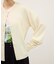 【WEB限定】・【サステナブル】W/CAミックスセンタースリットカーディガン