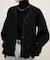 【WEB限定】・【サステナブル】バイカラーペプラムニットカーディガン