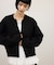【WEB限定】コクーンジップニットブルゾン