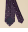SHIPS: ワンポイント フラワー コモン ネクタイ