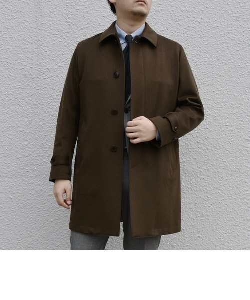 SD: Loro Piana 【STORM SYSTEM】 ドスキン ソリッドコート（ブラウン