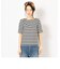 バックVネックボーダープルオーバー