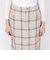 リネンチェックタイトスカート◇