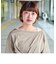 SHOP PRESSフックアシンメトリーカットソー◇
