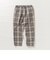 SHIPS any: チェック/ストライプ パジャマパンツ