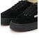 VANS: オーセンティック  ブラック スエード スニーカー