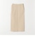 SHIPS any: ダブルフェイスストレートスカート