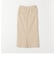 SHIPS any: ダブルフェイスストレートスカート