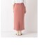 SHIPS any: ダブルフェイスストレートスカート