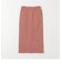 SHIPS any: ダブルフェイスストレートスカート
