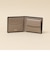 【WEB限定】SHIPS:【SAFFIANO LEATHER】2トーン 2つ折 ウォレット（財布）