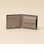 【WEB限定】SHIPS:【SAFFIANO LEATHER】2トーン 2つ折 ウォレット（財布）