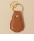 【WEB限定】SHIPS: 【SAFFIANO LEATHER】 2トーン キーホルダー