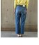 SHIPS any:〈ウォッシャブル〉ハイライズ ストレート デニムパンツ［SHIPS any DENIM］