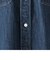 SHIPS any: バンドカラー デニム シャツワンピース［SHIPS any DENIM］