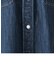 SHIPS any: バンドカラー デニム シャツワンピース［SHIPS any DENIM］