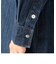 SHIPS any: バンドカラー デニム シャツワンピース［SHIPS any DENIM］