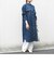 SHIPS any: バンドカラー デニム シャツワンピース［SHIPS any DENIM］