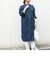 SHIPS any: バンドカラー デニム シャツワンピース［SHIPS any DENIM］