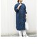 SHIPS any: バンドカラー デニム シャツワンピース［SHIPS any DENIM］