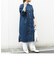 SHIPS any: バンドカラー デニム シャツワンピース［SHIPS any DENIM］