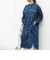 SHIPS any: バンドカラー デニム シャツワンピース［SHIPS any DENIM］