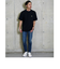 【WEB限定/SHIPS別注】FRED PERRY: SOLOTEX（R) 鹿の子 ワンポイント ロゴ Tシャツ