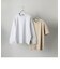 【WEB限定】SHIPS: 《洗えるニットとTシャツがセット》レイヤード クルーネック プルオーバー