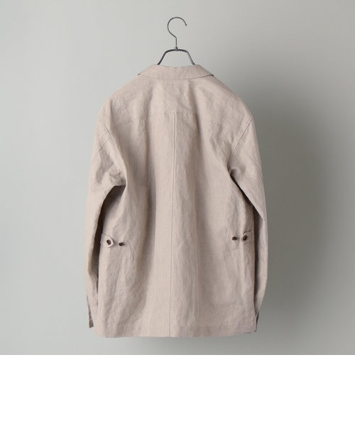 【定価¥31900-】シップス リネン サファリシャツジャケット ベージュ系 M SHIPS: リネン サファリジャケット｜シップスの通販｜&mall
