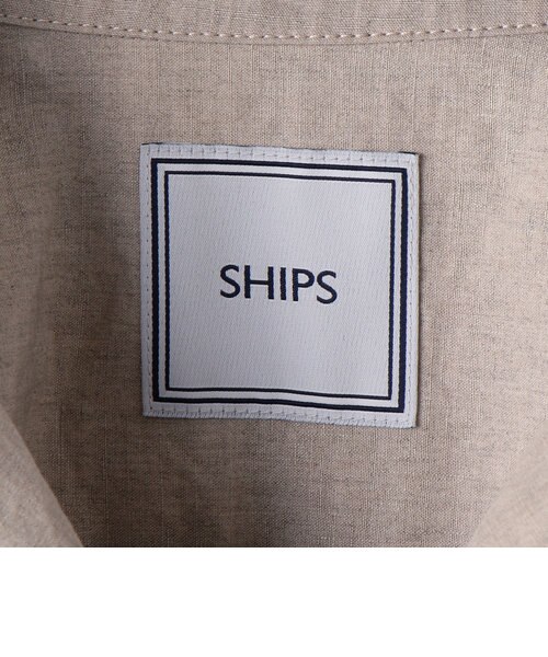 SHIPS: リネン サファリジャケット｜シップスの通販｜&mall（アンド