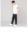 【SHIPS別注】LACOSTE: カノコ ヘンリーネック ラインリブ Tシャツ