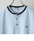 【SHIPS別注】LACOSTE: カノコ ヘンリーネック ラインリブ Tシャツ