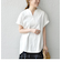 SHIPS any: USAコットン スキッパーTEE