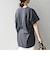 SHIPS any: USAコットン スキッパーTEE