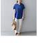 SHIPS any: USAコットン スキッパーTEE