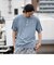 【WEB限定/SHIPS別注】RUSSELL ATHLETIC: ピグメント加工 ヘンリーネック Tシャツ