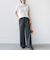 【WEB限定】〈手洗い可能〉アイレット クルーネック プルオーバー
