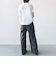 【WEB限定】〈手洗い可能〉アイレット クルーネック プルオーバー