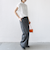 【WEB限定】〈手洗い可能〉アイレット クルーネック プルオーバー