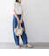【WEB限定】〈手洗い可能〉アイレット クルーネック プルオーバー