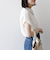 【WEB限定】〈手洗い可能〉アイレット クルーネック プルオーバー