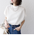 【WEB限定】〈手洗い可能〉アイレット クルーネック プルオーバー