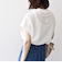【WEB限定】〈手洗い可能〉アイレット クルーネック プルオーバー