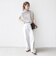 【WEB限定】〈手洗い可能〉アイレット クルーネック プルオーバー